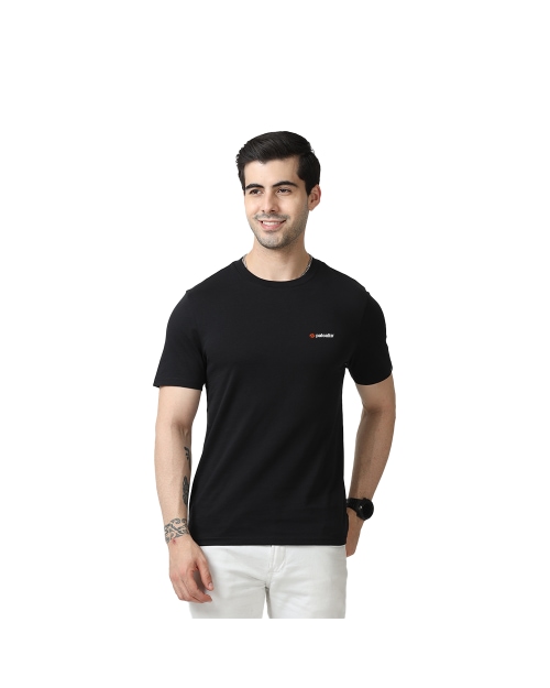 Marks & Spencer Round Neck T-shirt-Black